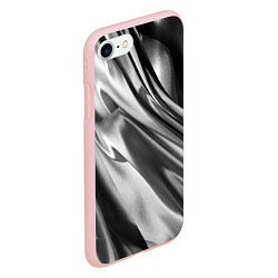 Чехол iPhone 7/8 матовый Объёмный сатин - текстура, цвет: 3D-светло-розовый — фото 2