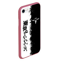 Чехол iPhone 7/8 матовый Токийские мстители : Банда Вальгала, цвет: 3D-малиновый — фото 2