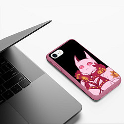 Чехол iPhone 7/8 матовый Милый стенд Killer Queen - Jojo, цвет: 3D-малиновый — фото 2
