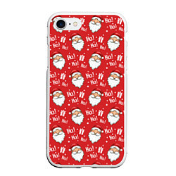 Чехол iPhone 7/8 матовый Дед Мороз - Санта Клаус, цвет: 3D-белый