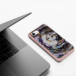 Чехол iPhone 7/8 матовый Feelings of stability, цвет: 3D-светло-розовый — фото 2