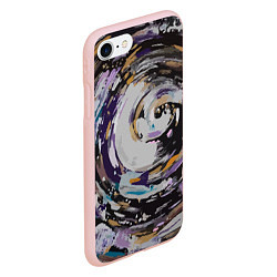 Чехол iPhone 7/8 матовый Feelings of stability, цвет: 3D-светло-розовый — фото 2