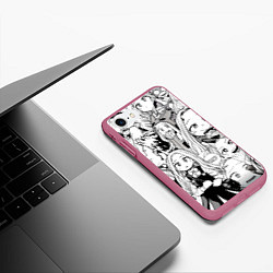 Чехол iPhone 7/8 матовый Эри - Моя геройская академия, цвет: 3D-малиновый — фото 2