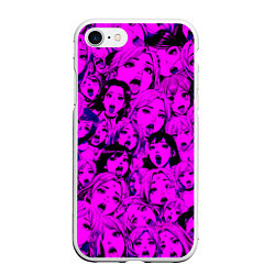 Чехол iPhone 7/8 матовый Ahegao: Фиолетовый