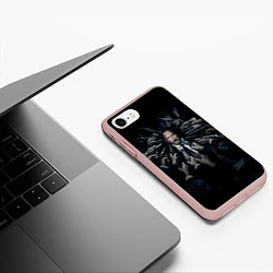 Чехол iPhone 7/8 матовый Джон Уик против всех, цвет: 3D-светло-розовый — фото 2