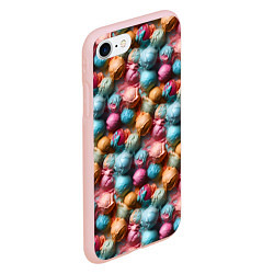 Чехол iPhone 7/8 матовый Сочный узор из мороженного, цвет: 3D-светло-розовый — фото 2