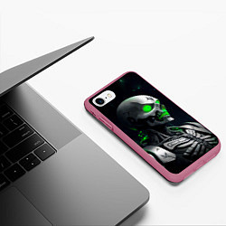 Чехол iPhone 7/8 матовый Necron, цвет: 3D-малиновый — фото 2
