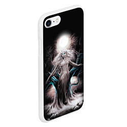 Чехол iPhone 7/8 матовый Наваждение славянский призрак, цвет: 3D-белый — фото 2