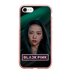 Чехол iPhone 7/8 матовый Blackpink beautiful singer Rose, цвет: 3D-светло-розовый