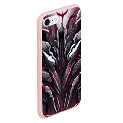 Чехол iPhone 7/8 матовый Кибер кости, цвет: 3D-светло-розовый — фото 2
