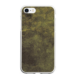 Чехол iPhone 7/8 матовый Текстура - Dirty green, цвет: 3D-белый