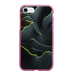 Чехол iPhone 7/8 матовый Рельефная текстура, цвет: 3D-малиновый