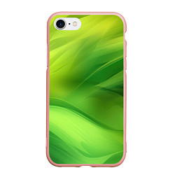Чехол iPhone 7/8 матовый Green lighting background