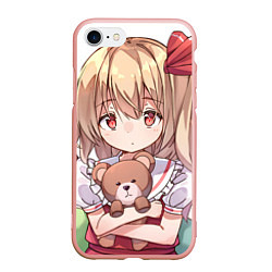 Чехол iPhone 7/8 матовый Touhou Project Flandre Scarlet, цвет: 3D-светло-розовый