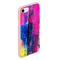 Чехол iPhone 7/8 матовый Твой стиль абстракция 1, цвет: 3D-светло-розовый — фото 2