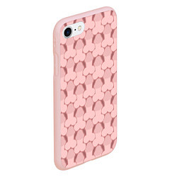 Чехол iPhone 7/8 матовый ХХХ - 18, цвет: 3D-светло-розовый — фото 2