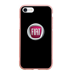 Чехол iPhone 7/8 матовый Fiat sport pro, цвет: 3D-светло-розовый
