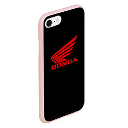 Чехол iPhone 7/8 матовый Honda sportcar, цвет: 3D-светло-розовый — фото 2