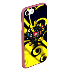 Чехол iPhone 7/8 матовый Россия герб империи, цвет: 3D-малиновый — фото 2