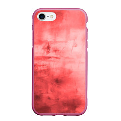 Чехол iPhone 7/8 матовый Красный гранж