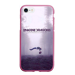 Чехол iPhone 7/8 матовый Imagine Dragons: Silence, цвет: 3D-малиновый