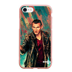 Чехол iPhone 7/8 матовый Доктор кто, цвет: 3D-светло-розовый