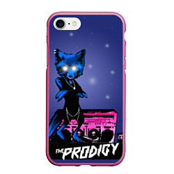 Чехол iPhone 7/8 матовый The Prodigy: Night Fox, цвет: 3D-малиновый
