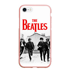 Чехол iPhone 7/8 матовый The Beatles: Break, цвет: 3D-светло-розовый