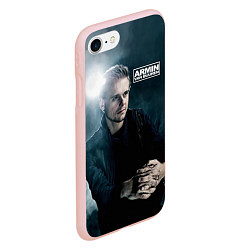 Чехол iPhone 7/8 матовый Armin Van Buuren, цвет: 3D-светло-розовый — фото 2