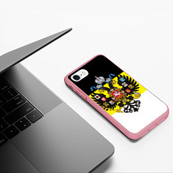 Чехол iPhone 7/8 матовый Имперский Флаг, цвет: 3D-баблгам — фото 2