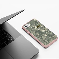 Чехол iPhone 7/8 матовый B III +, цвет: 3D-светло-розовый — фото 2