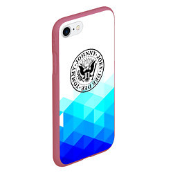 Чехол iPhone 7/8 матовый Ramones Geomerty, цвет: 3D-малиновый — фото 2