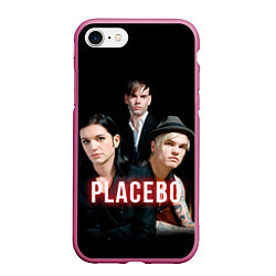Чехол iPhone 7/8 матовый Placebo Guys, цвет: 3D-малиновый