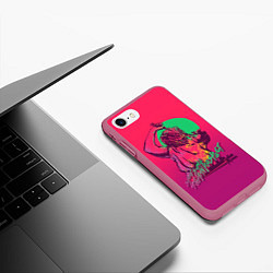 Чехол iPhone 7/8 матовый Show some respect, цвет: 3D-малиновый — фото 2