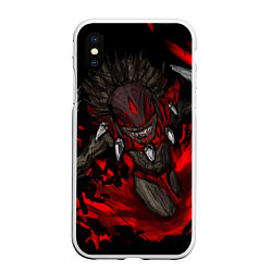 Чехол iPhone XS Max матовый Bloodseeker Rage, цвет: 3D-белый