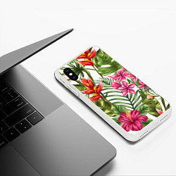 Чехол iPhone XS Max матовый Фэшн 6, цвет: 3D-белый — фото 2