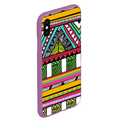Чехол iPhone XS Max матовый Зимбабве, цвет: 3D-фиолетовый — фото 2