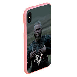 Чехол iPhone XS Max матовый Vikings: Ragnarr Lodbrok, цвет: 3D-баблгам — фото 2