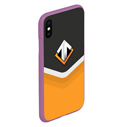 Чехол iPhone XS Max матовый Escape Gaming Uniform, цвет: 3D-фиолетовый — фото 2