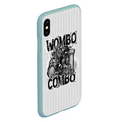 Чехол iPhone XS Max матовый Combo Wombo, цвет: 3D-мятный — фото 2