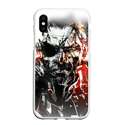 Чехол iPhone XS Max матовый Metal gear solid 5