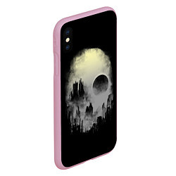 Чехол iPhone XS Max матовый Мертвый туман, цвет: 3D-розовый — фото 2