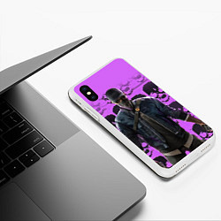 Чехол iPhone XS Max матовый Watch Dogs 2, цвет: 3D-белый — фото 2