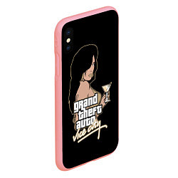 Чехол iPhone XS Max матовый GTA Vice City, цвет: 3D-баблгам — фото 2