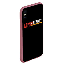 Чехол iPhone XS Max матовый Limp Bizkit, цвет: 3D-малиновый — фото 2