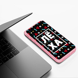 Чехол iPhone XS Max матовый Лёха, цвет: 3D-баблгам — фото 2