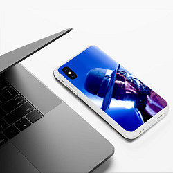 Чехол iPhone XS Max матовый Гробовщик 4, цвет: 3D-белый — фото 2