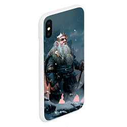 Чехол iPhone XS Max матовый Witcher gwent 7, цвет: 3D-белый — фото 2