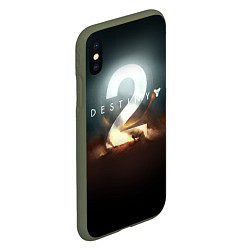 Чехол iPhone XS Max матовый Destiny 2, цвет: 3D-темно-зеленый — фото 2