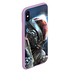 Чехол iPhone XS Max матовый Mass Effect: Andromeda, цвет: 3D-сиреневый — фото 2